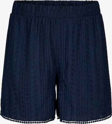 Regular Pantalon 'MNIP' Zizzi en bleu : devant