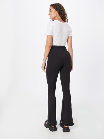 Missguided Zvonový Kalhoty – černá