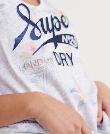 Superdry - Top 'Super 23' en blanco