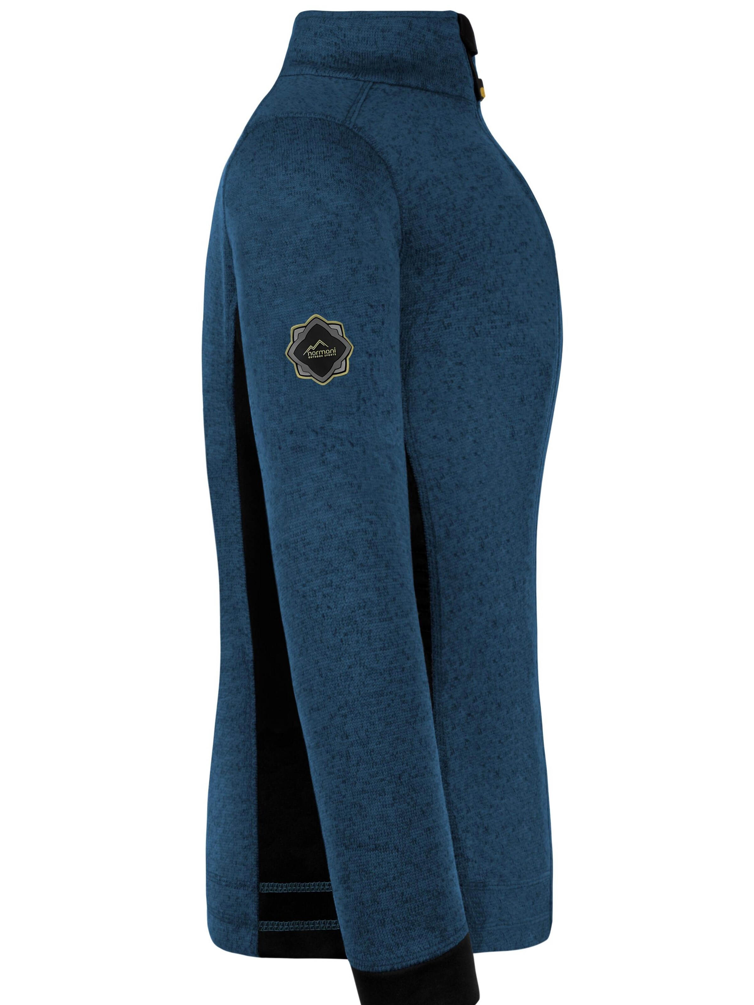 normani Functionele fleece jas in Blauw