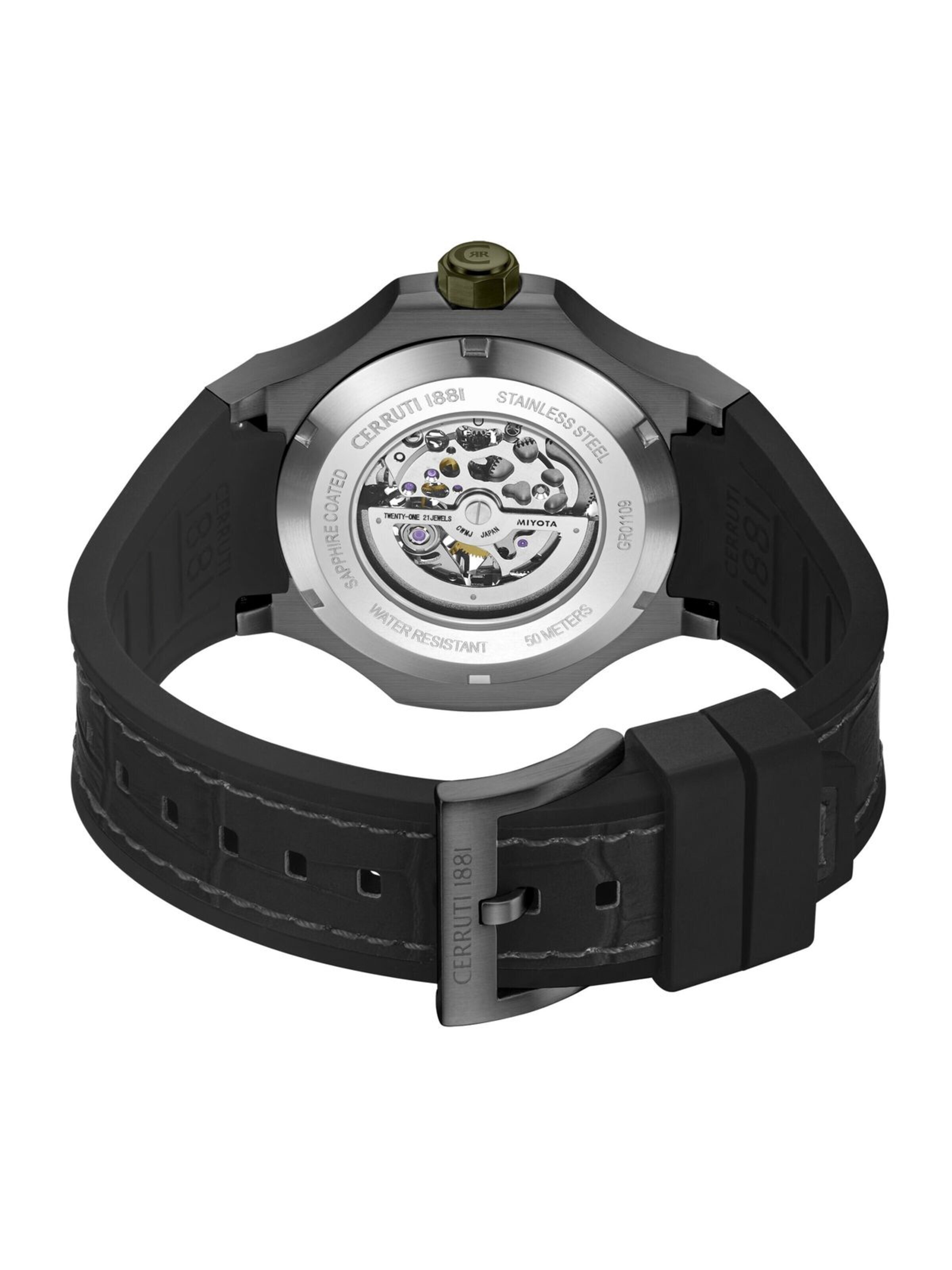CERRUTI 1881 Analoguhr 'Automatic watch Lucardo'‌‌‌‌‌‌‌‌‌‌ in Schwarz