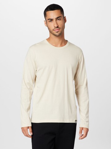 MADS NORGAARD COPENHAGEN Shirt 'Thor' in Beige: voorkant