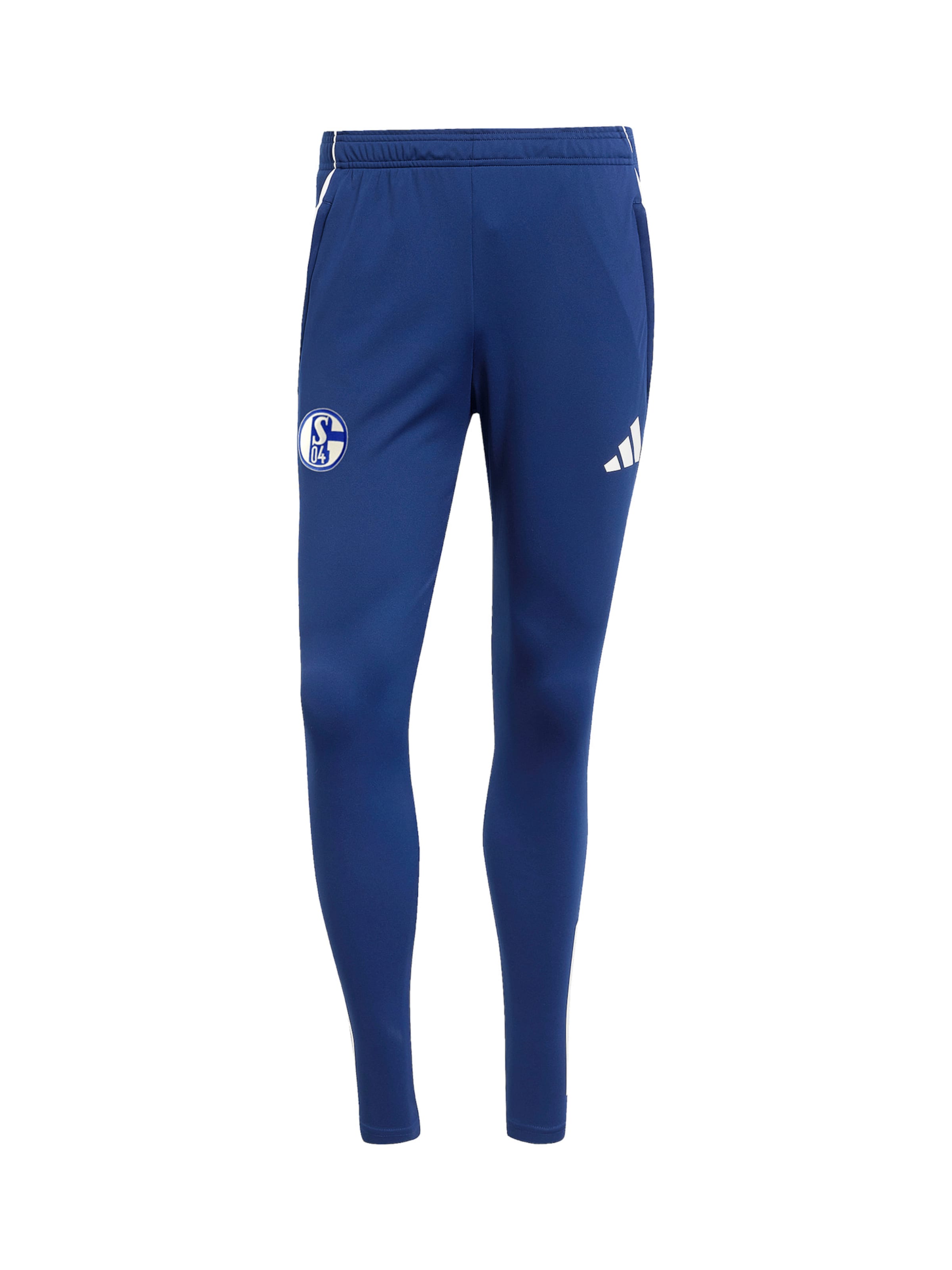 ADIDAS PERFORMANCE Слим Спортивные штаны 'FC Schalke 04' в Синий: спереди