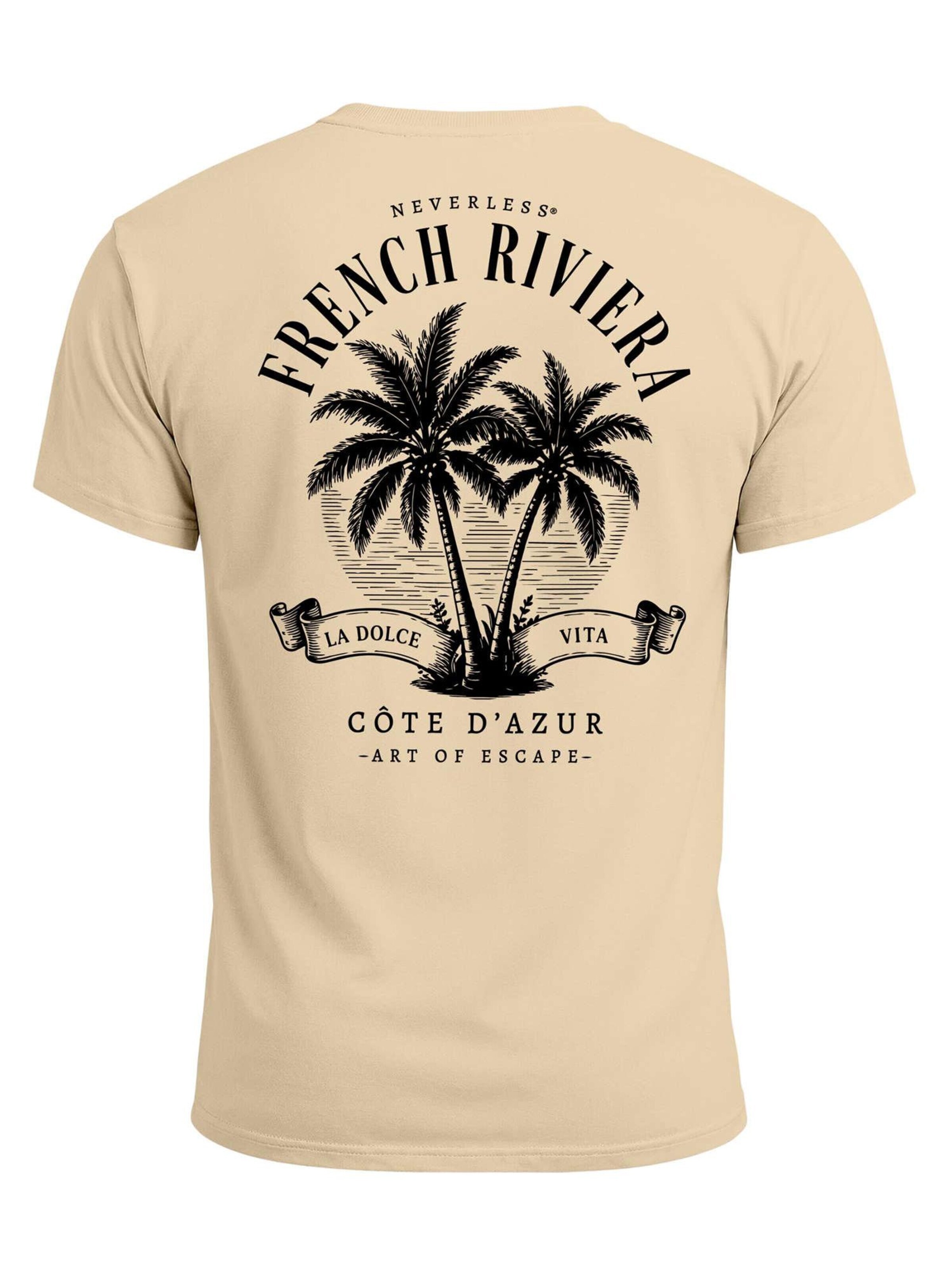 Neverless Shirt 'French Riviera' in Beige: front