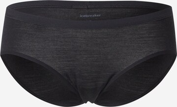 ICEBREAKER Panty 'Siren Hipkini' in Black: front