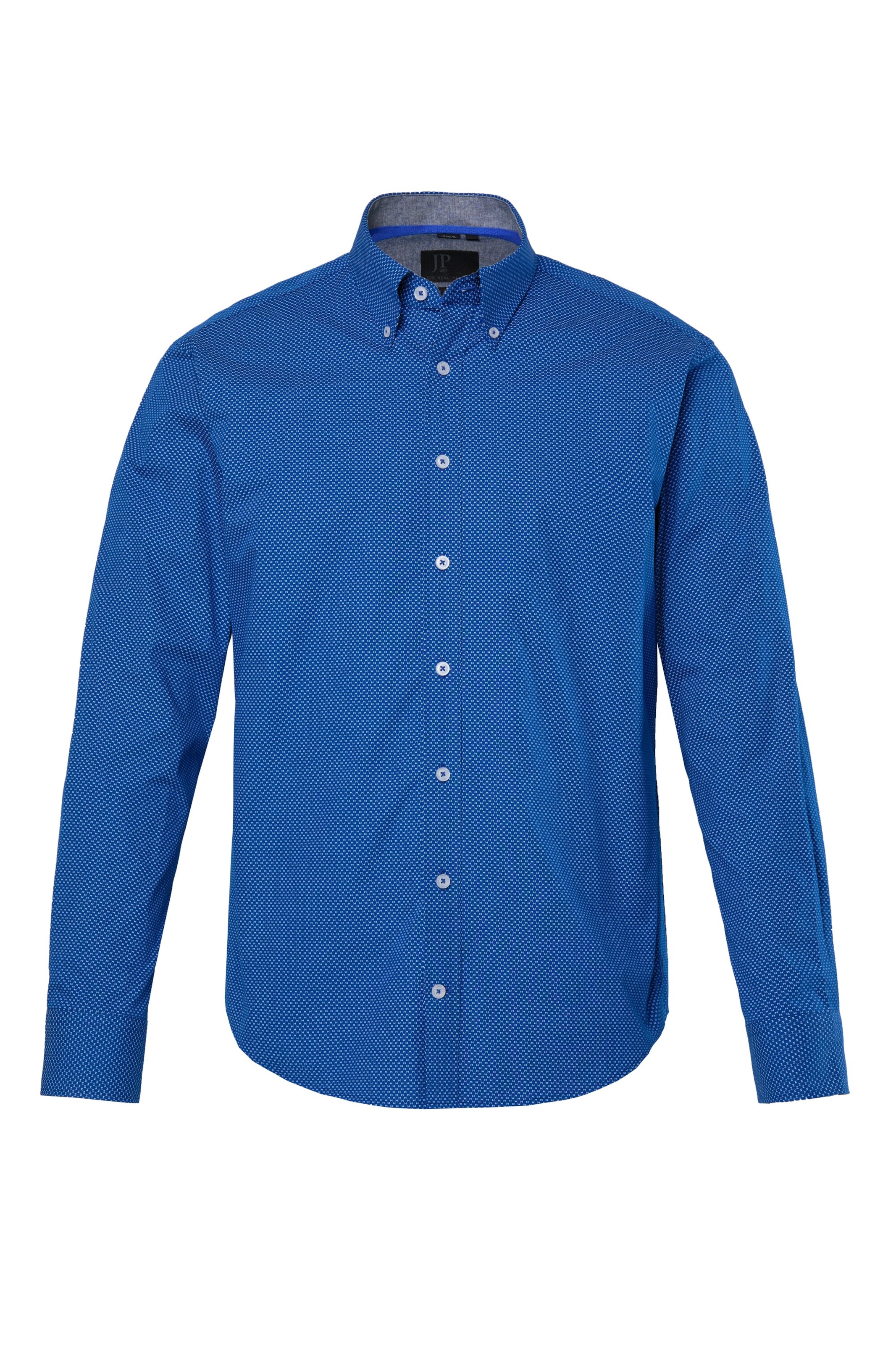 JP1880 Slim fit Zakelijk overhemd in Blauw: voorkant