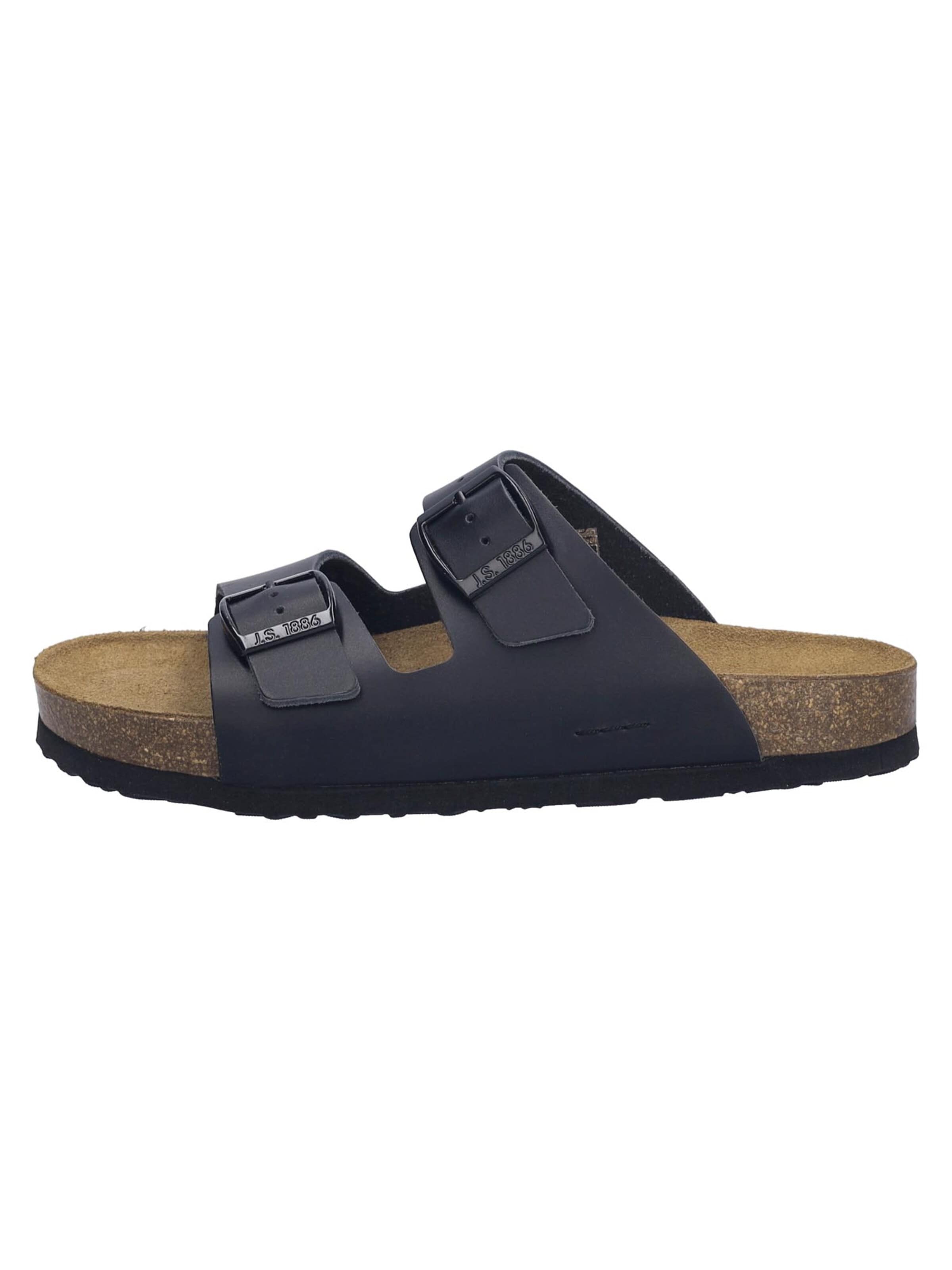 Zoccoletto 'Hermine 01' di JOSEF SEIBEL in nero: frontale