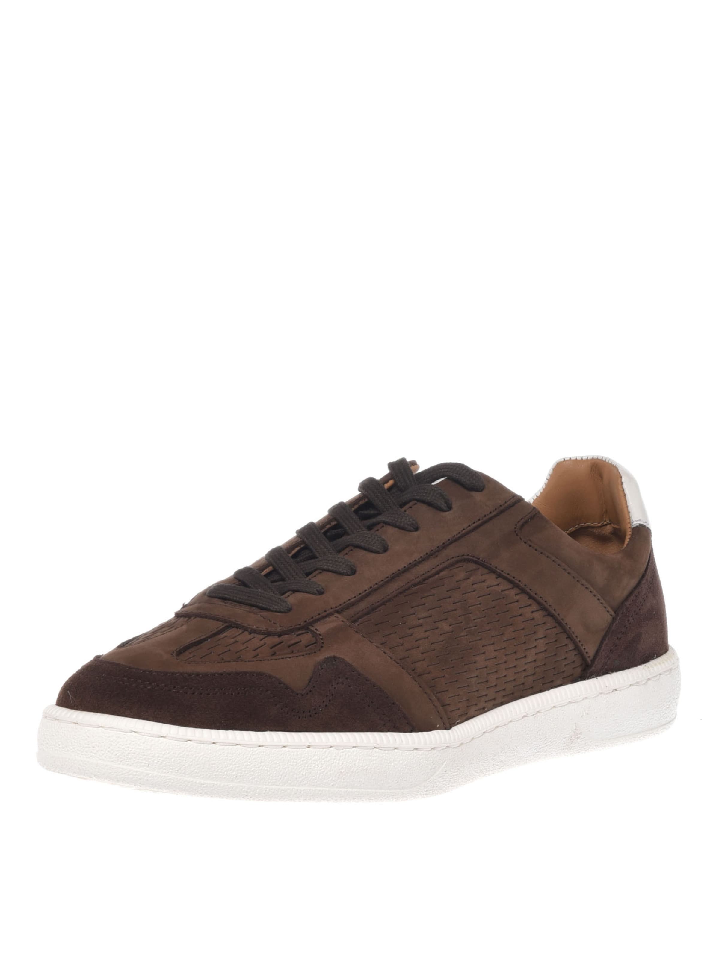 BALDININI Platform trainers in Brown: front