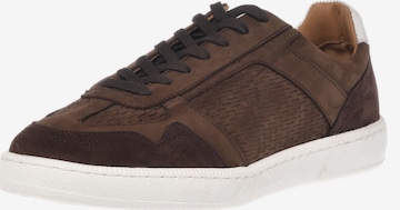 Baskets basses BALDININI en marron : devant