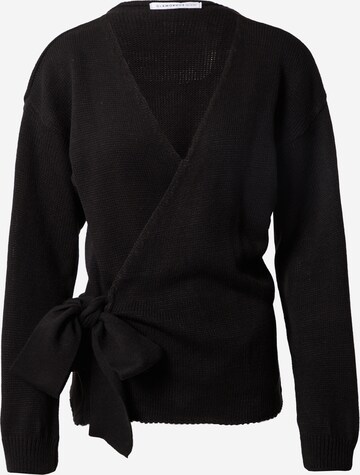 Cardigan GLAMOROUS BLOOM en noir : devant