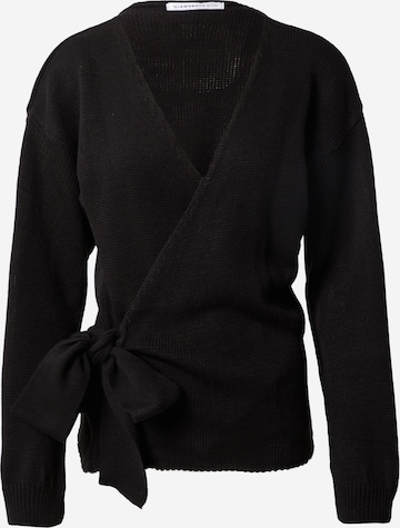 Cardigan GLAMOROUS BLOOM en noir : devant