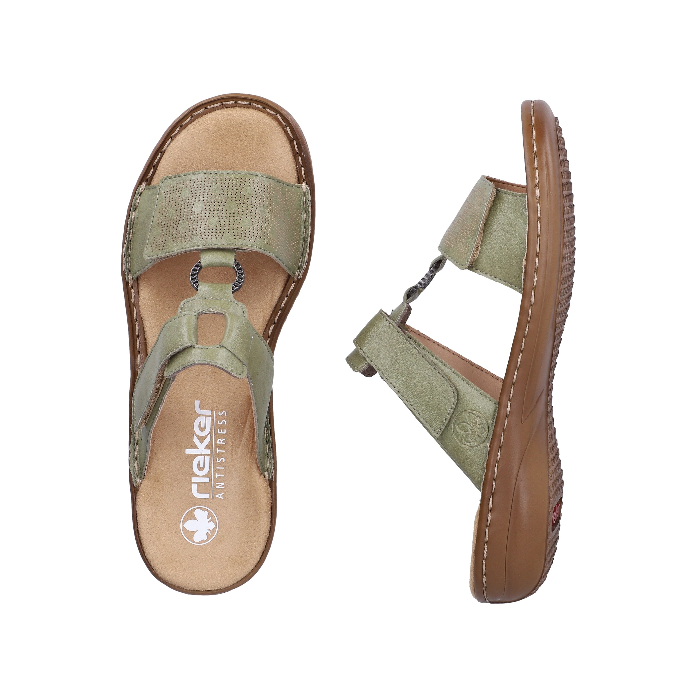Rieker Mules in Green
