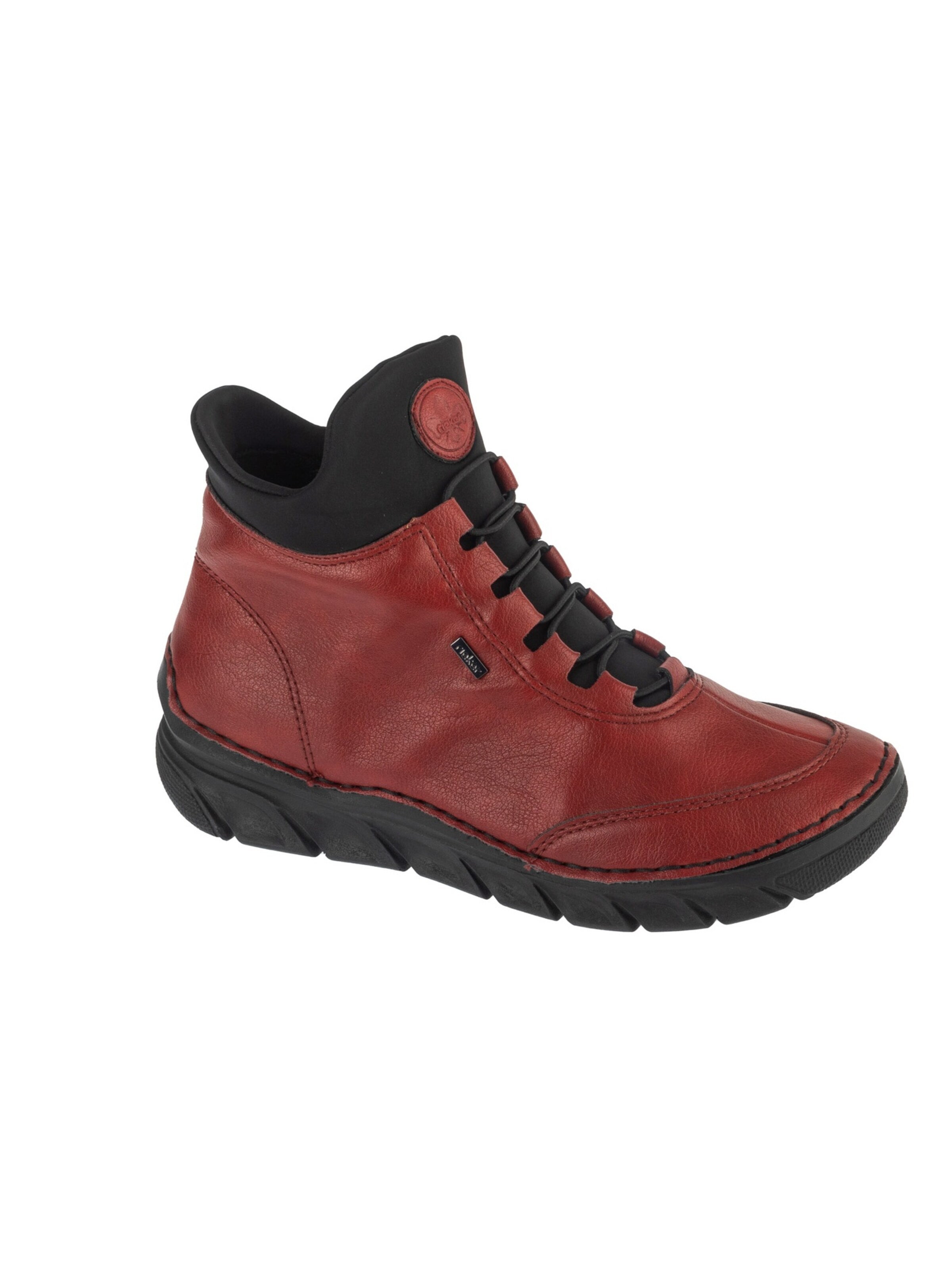 Rieker Lace-up boot 'Rieker Booties 55069' in Red: front