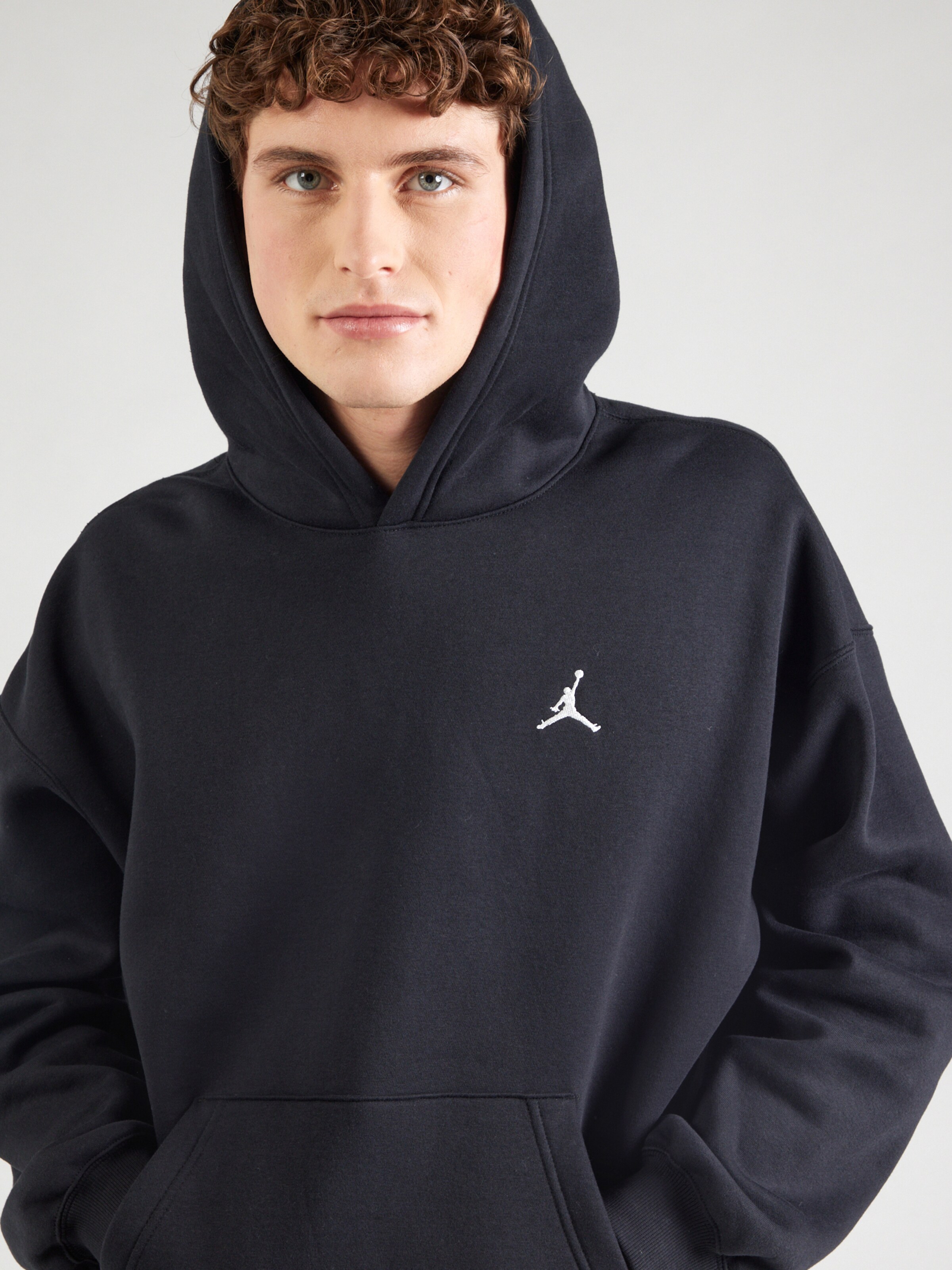jordan zip up hoodie black