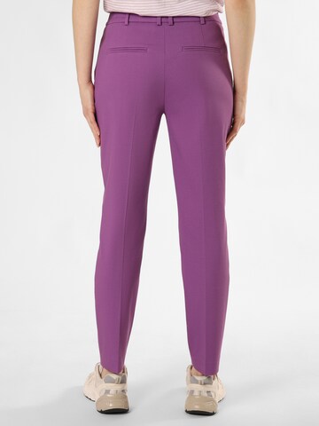 Marie Lund Regular Pleated Pants in Purple