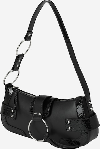 Sac bandoulière Monki en noir : devant