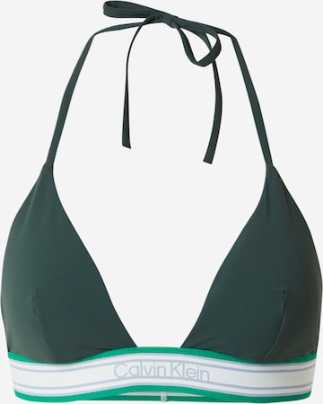 žalia Calvin Klein Swimwear Bikinio viršutinė dalis: priekis