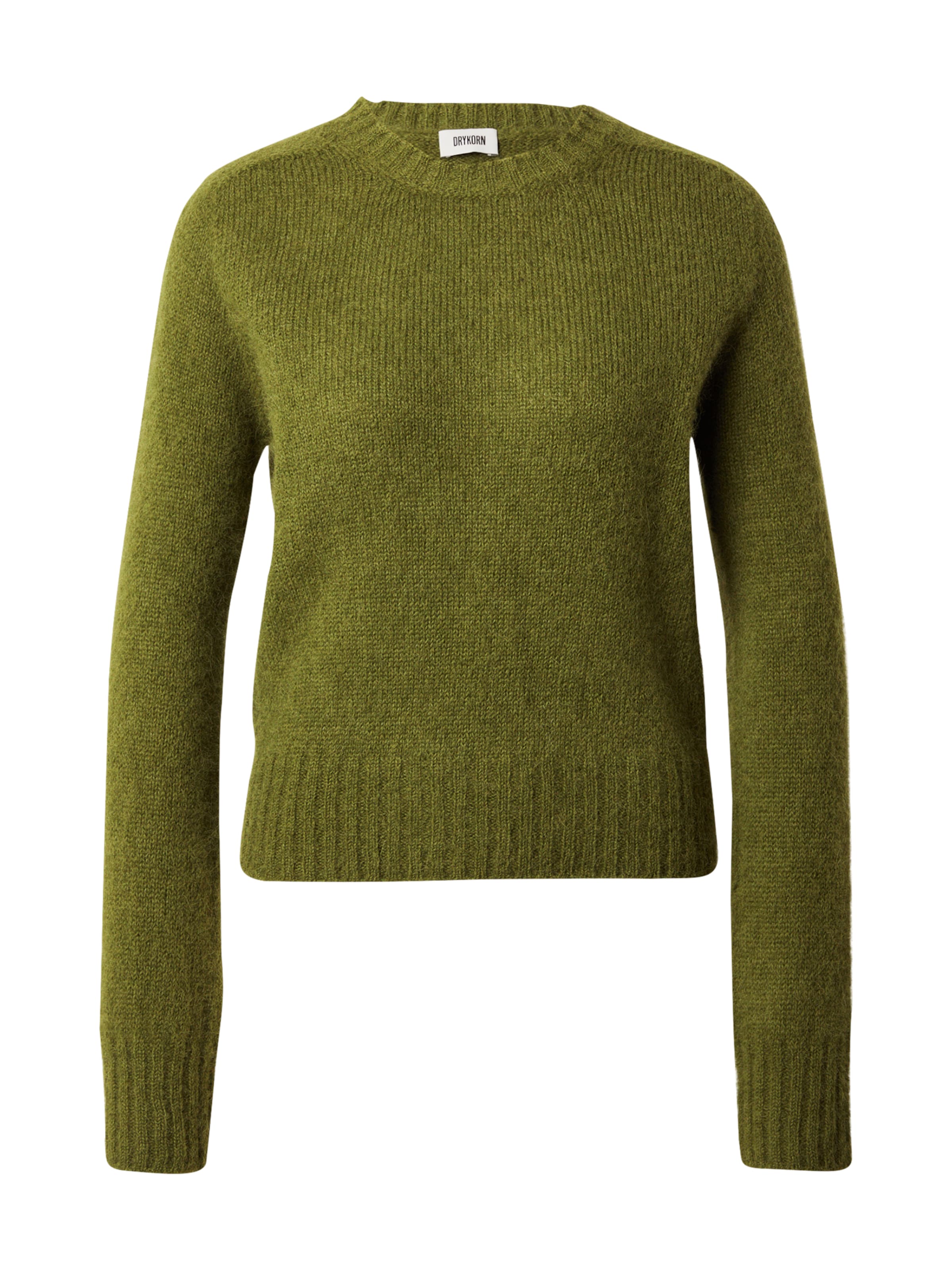 DRYKORN Svetr 'FIDA' – zelená: přední strana