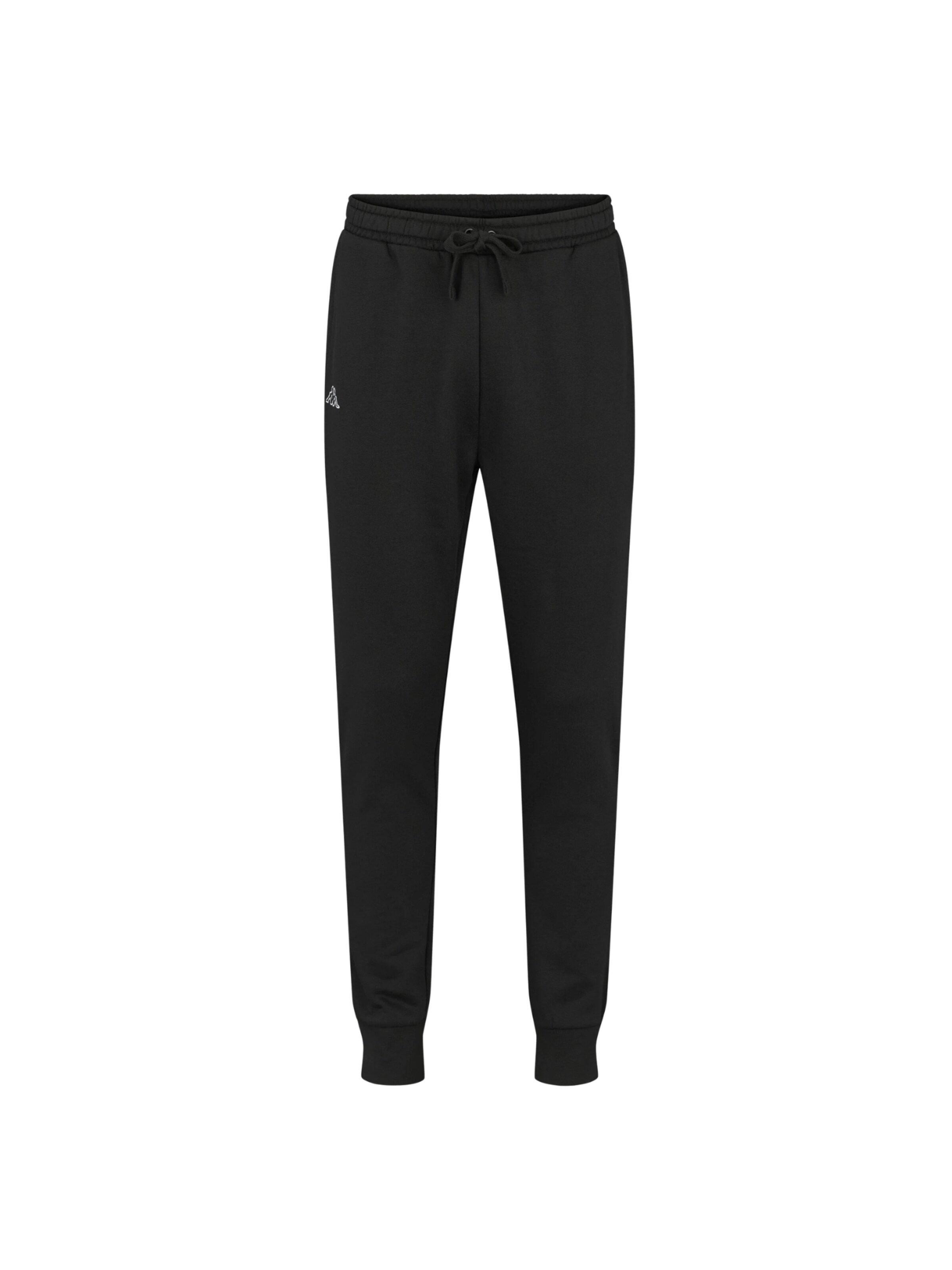 KAPPA Normalny krój Spodnie 'KMLogo Caseri' w kolorze czarny: przód