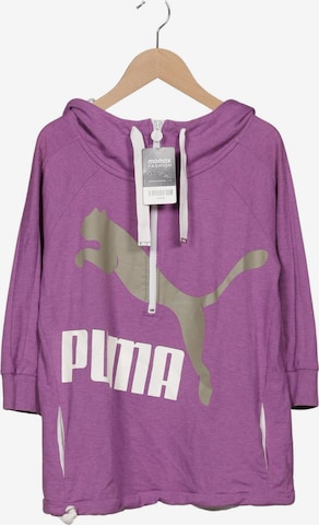 PUMA Kapuzenpullover XS in Lila: Vorderseite