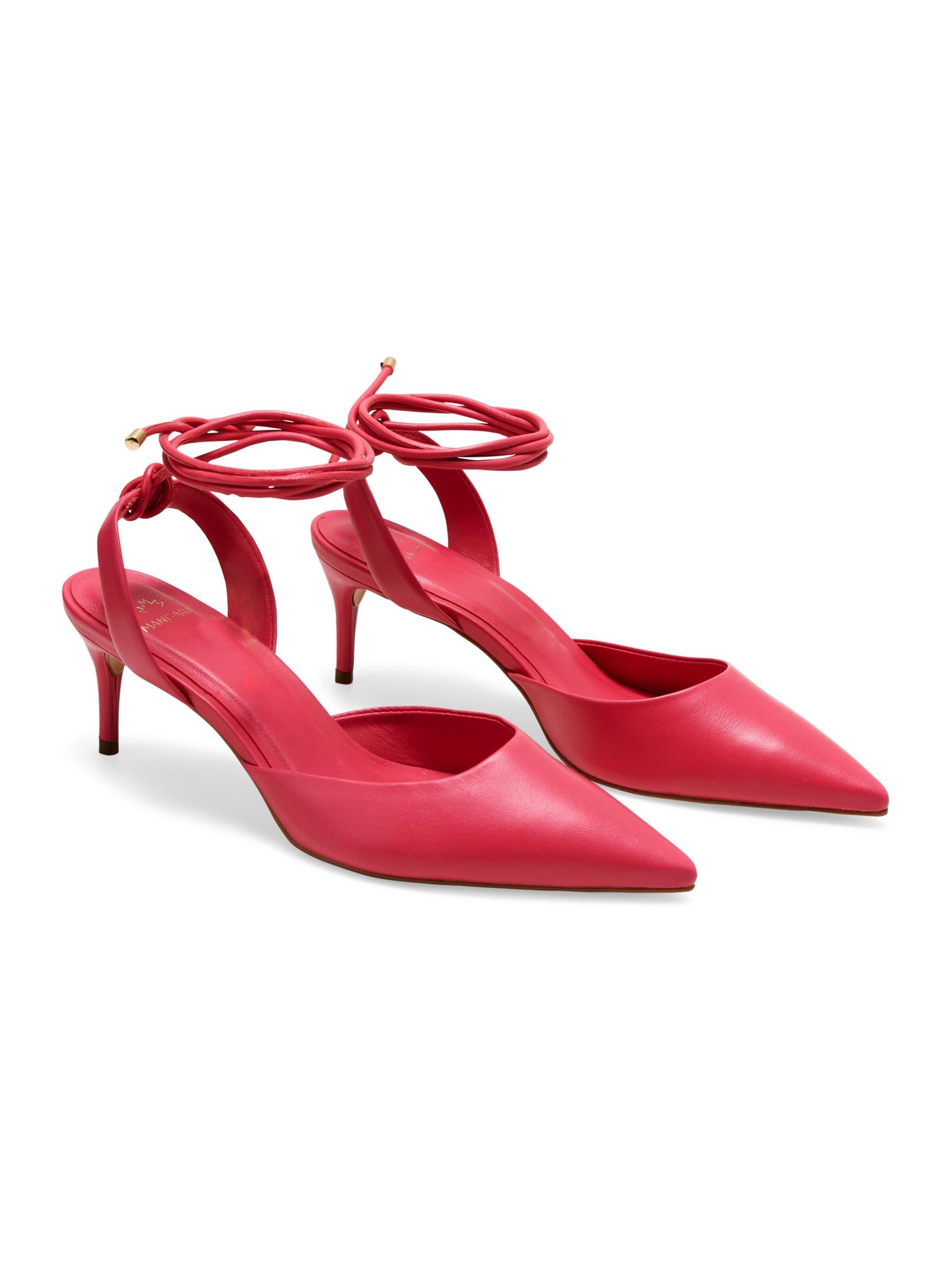 Mangara Atelier Slingpumps 'Jaborandi Damen Slingback Pumps Leder Pink Stiletto 6,5 cm'‌‌‌‌‌‌‌‌ in Pink