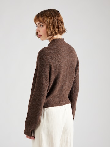 Noisy may Knit Cardigan 'BALANCE' in Brown