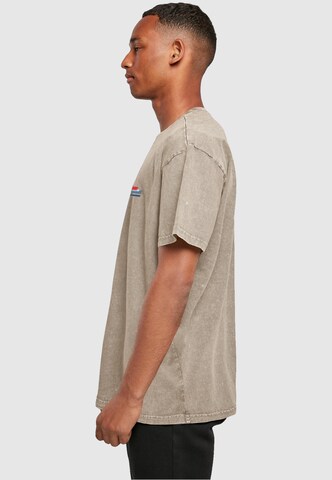 ABSOLUTE CULT T-Shirt 'Cars - Jackson Storm Stripes' in Beige
