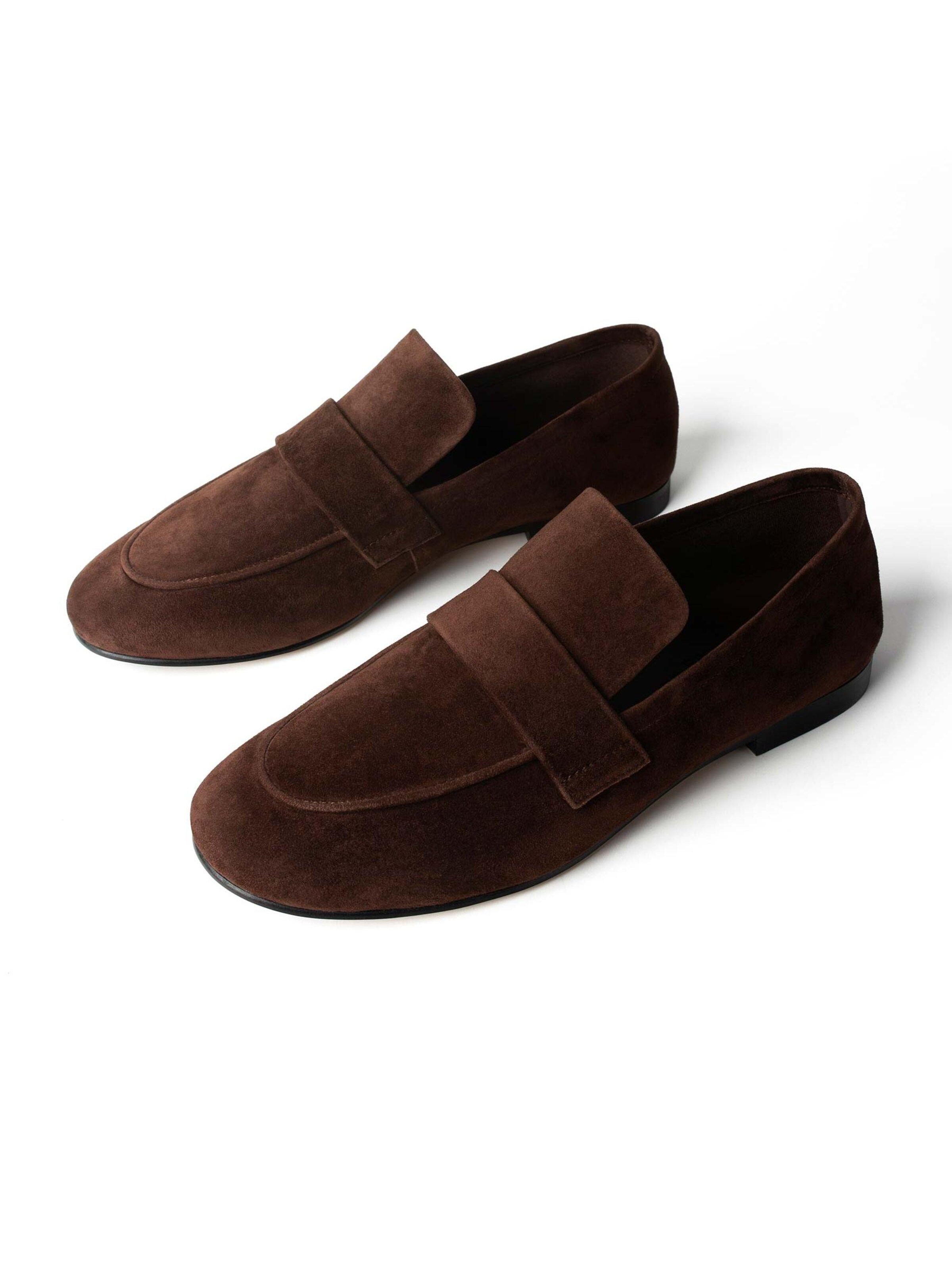 L37 HANDMADE SHOES Slipper 'VELVET RIOT' i brun