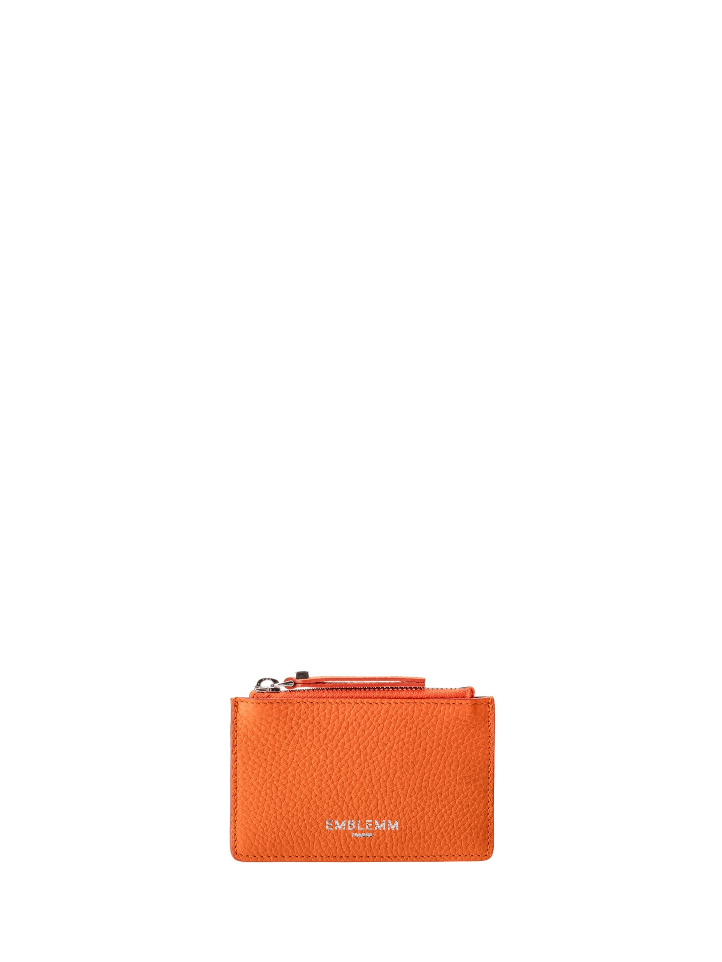 EMBLEMM Portemonnaie 'Taurillon'‌‌‌‌‌‌‌ in Orange: Vorderseite