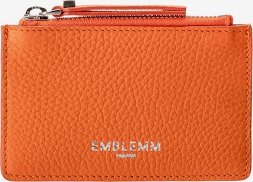 EMBLEMM Portemonnaie 'Taurillon' in Orange: Vorderseite