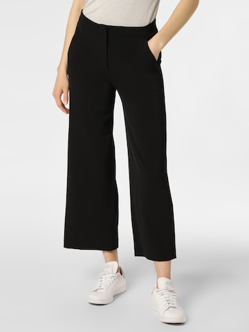 Raffaello Rossi Wide leg Broek in Zwart: voorkant