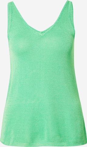 ONLY Knitted Top 'INEZ' in Green: front