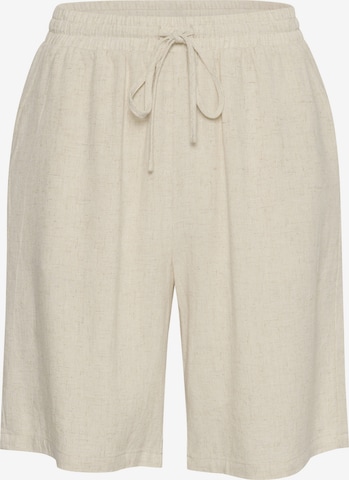 Pantalon 'Kamri' Love Copenhagen en beige : devant
