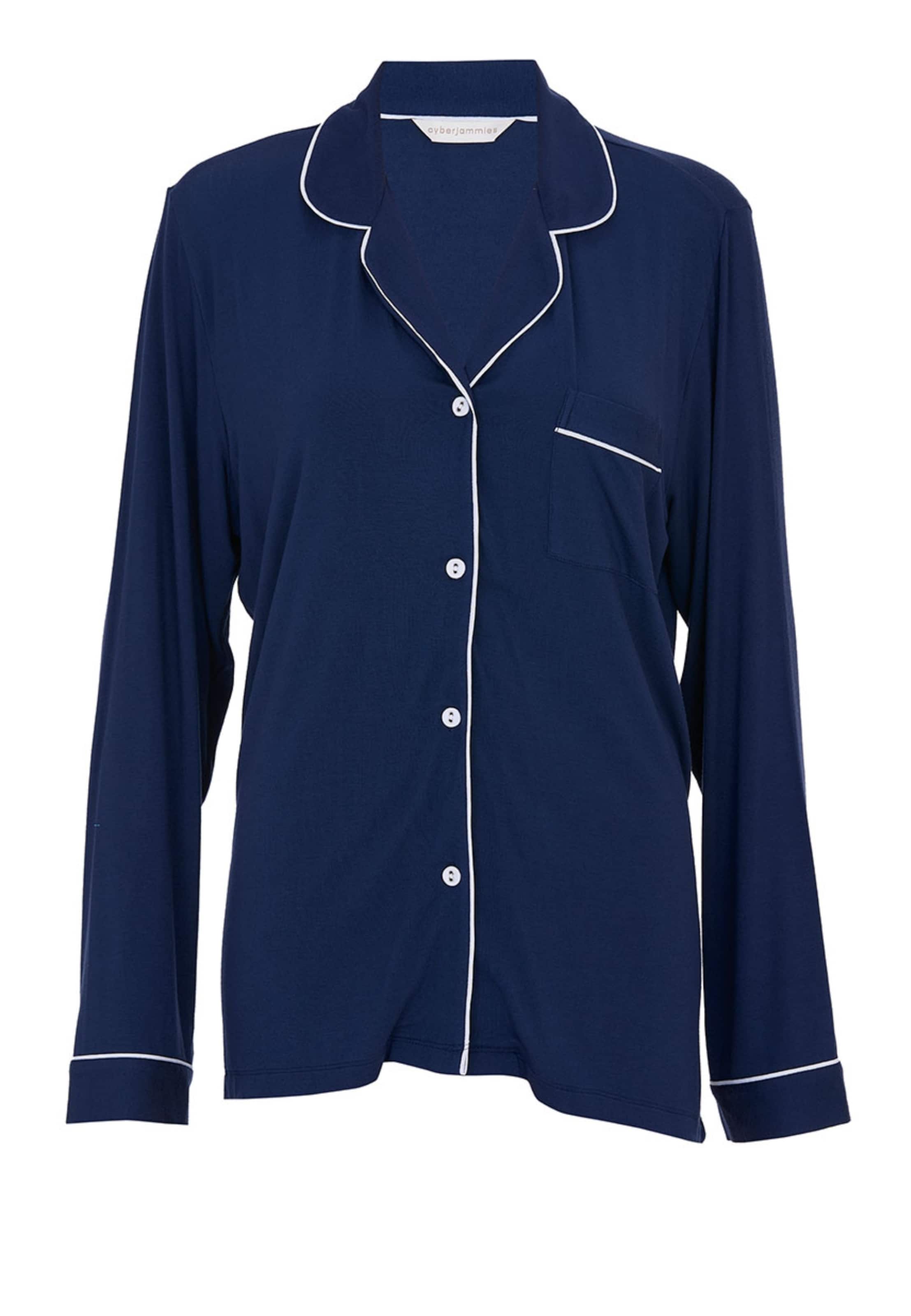 Chemise de nuit 'Marina' Cyberjammies en bleu : devant