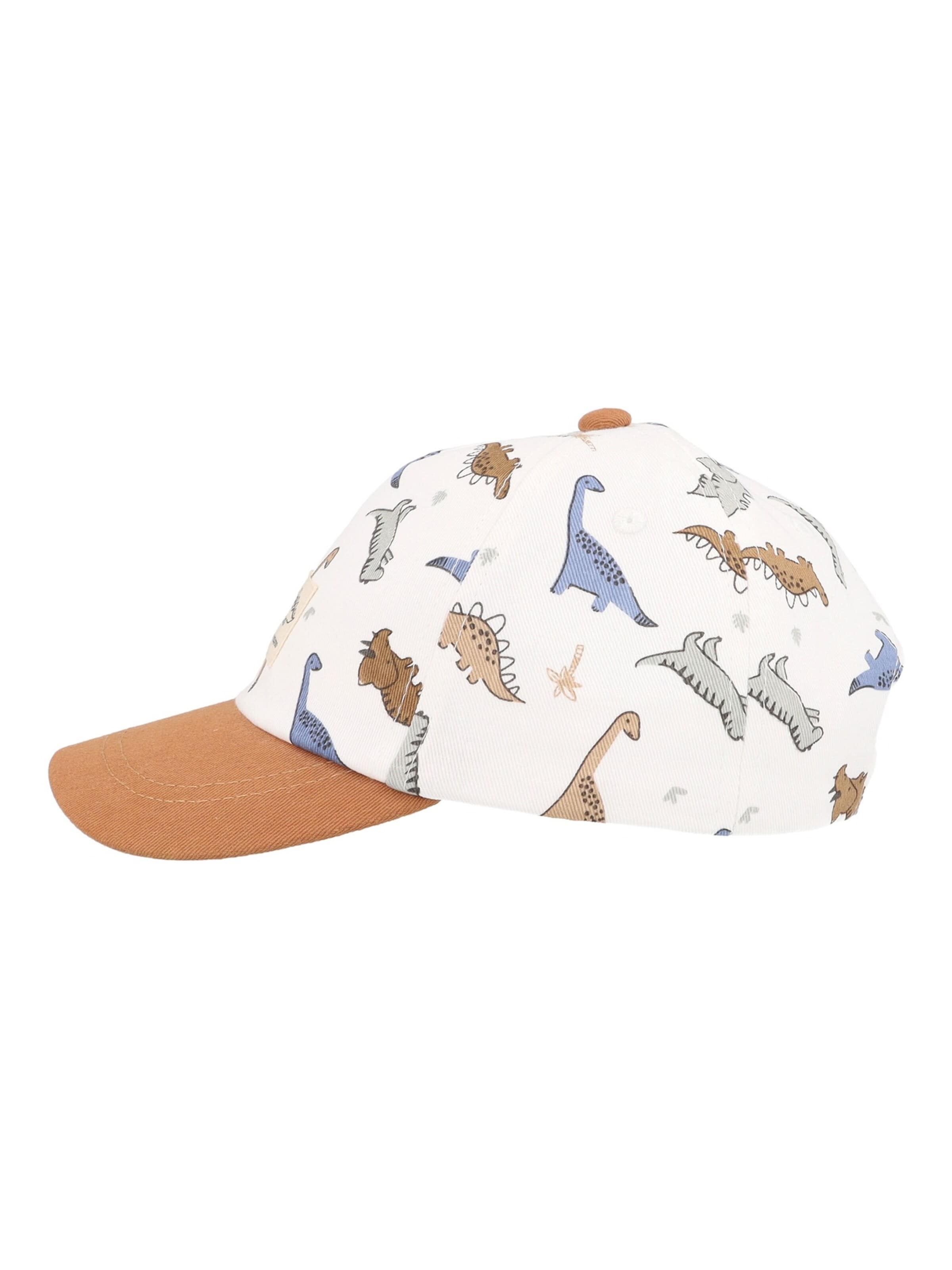 MAXIMO Hat 'MINI BOY-Cap, Dino Klettverschluß' in White