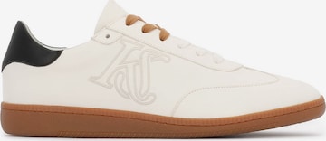 Baskets basses Kazar Studio en blanc : devant