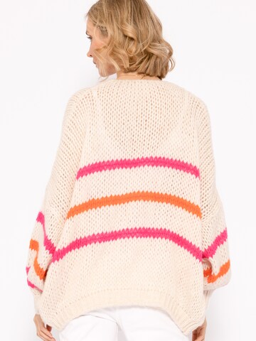 Cardigan oversize SASSYCLASSY en beige