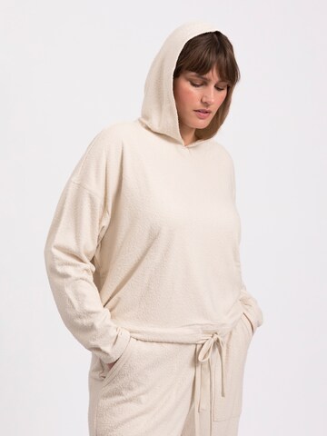 Lykkeland Atelier Hoodie 'soft' in Beige