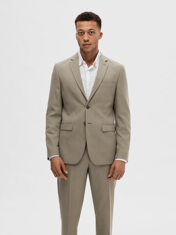 SELECTED HOMME Slim fit Business blazer 'SLHNeil' in Green: front