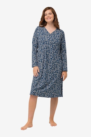 Ulla Popken Nightgown in Blue: front