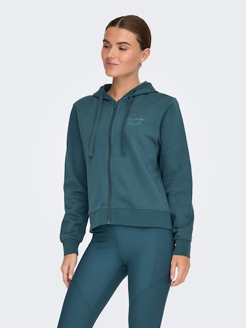 Veste de survêtement 'ONPJoni' ONLY PLAY en bleu : devant