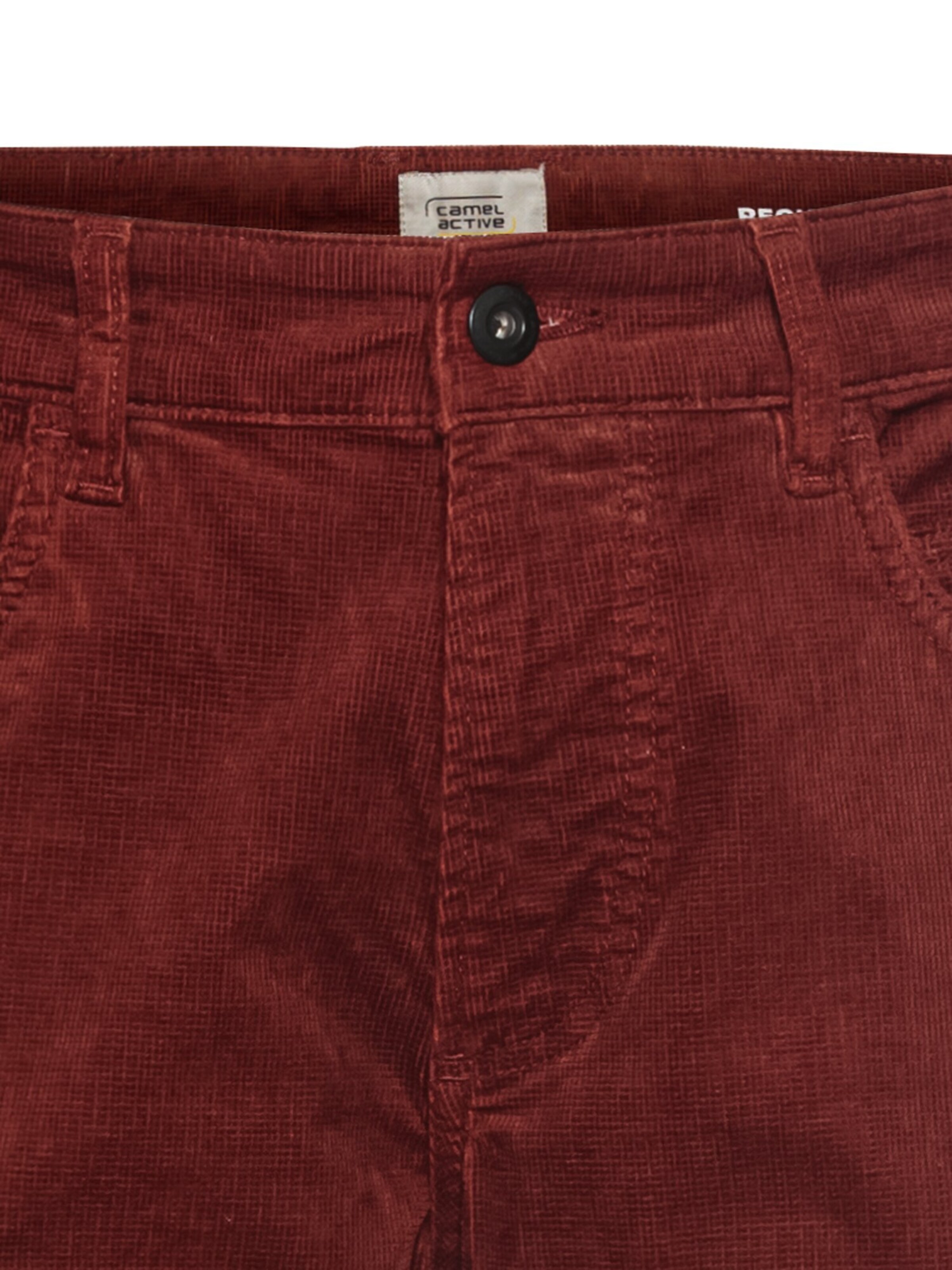 CAMEL ACTIVE Regular Regular Fit 5-Pocket Cordhose in Rot