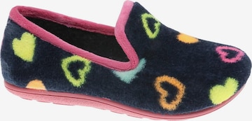 Beppi Slipper 'Indoor Shoe' in Blue: front