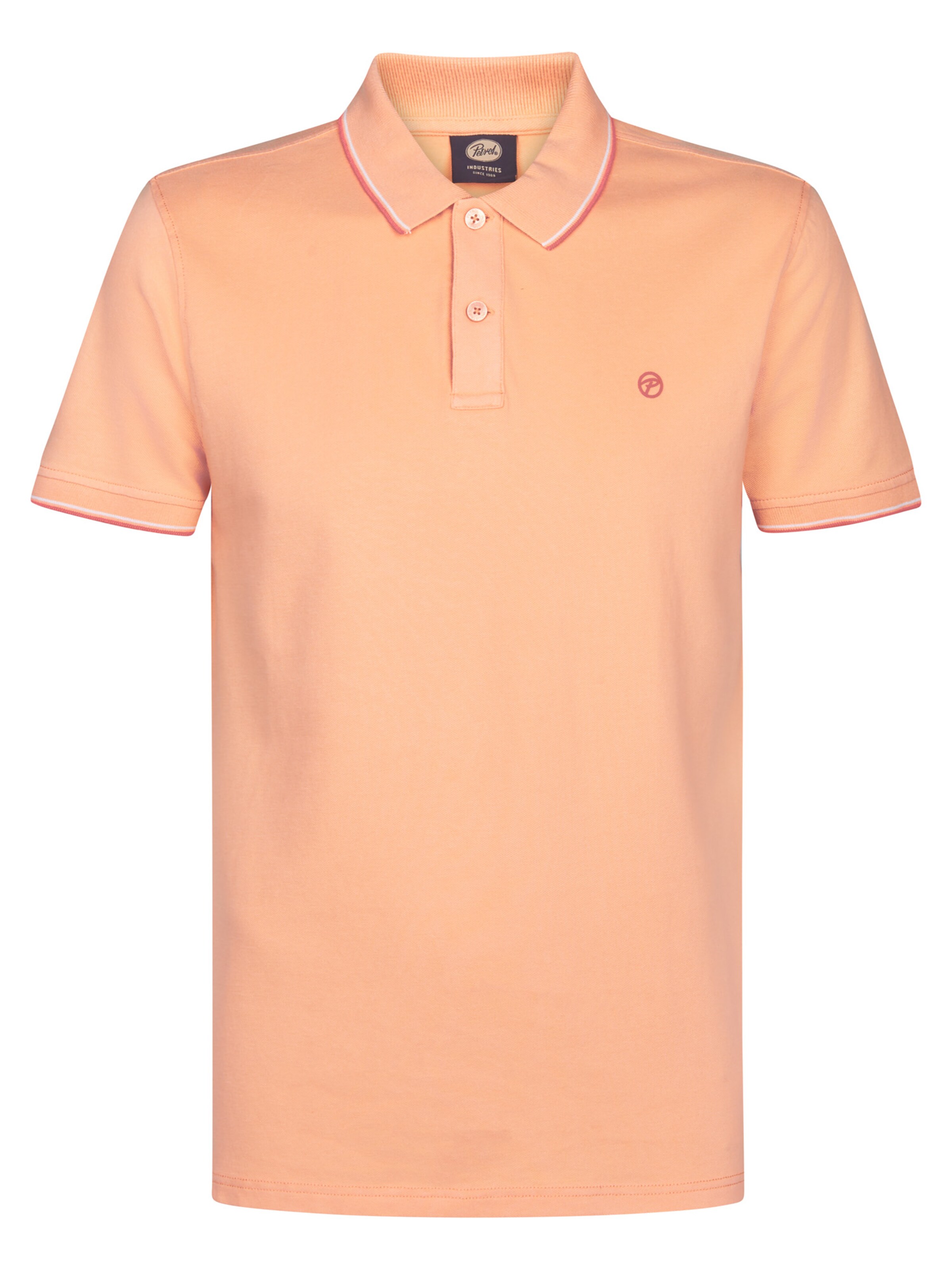 Petrol Industries Тениска 'Wave' в оранжево: отпред