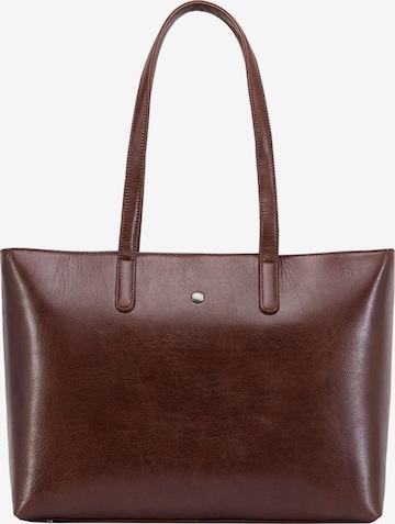 Jekyll & Hide Shoulder Bag 'Madrid' in Brown: front