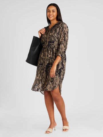 ONLY Carmakoma Shirt dress 'BETSEY' in Black