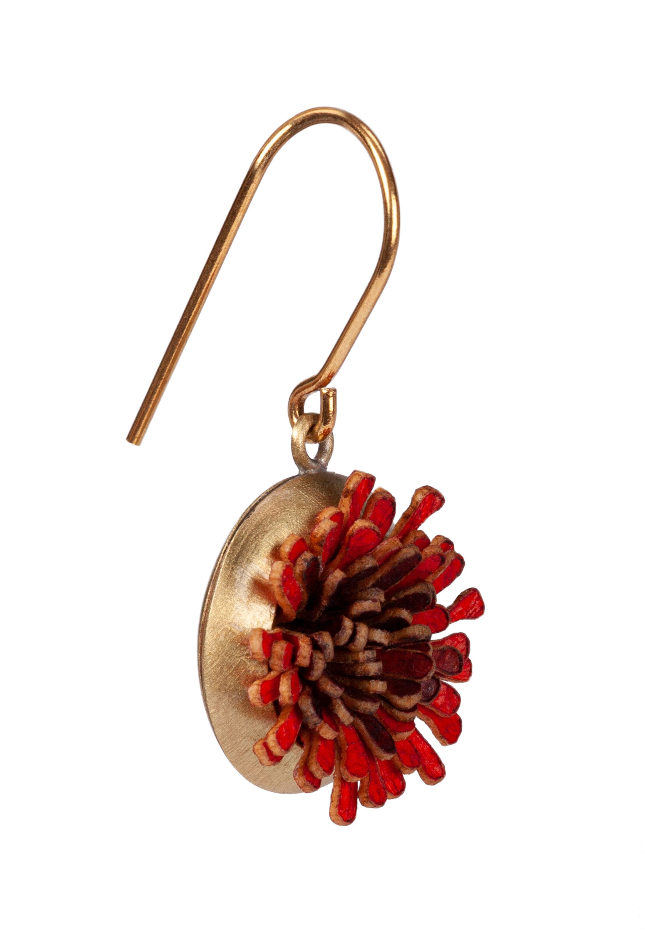 Gretchen Earrings 'Pam Pem' in Red