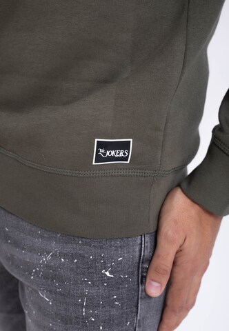 The Jokers Sweatshirt 'Make It' in Grün