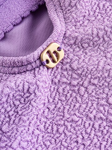 B by Ted Baker Bustier Badeanzug in Lila