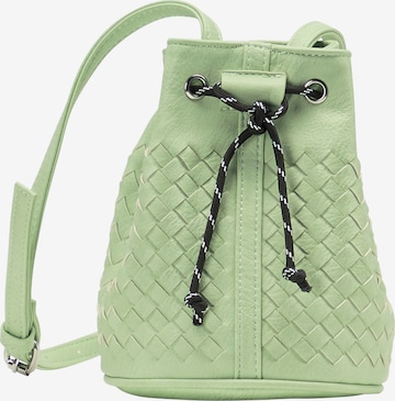 MYMO - Bolso saco en verde: frente